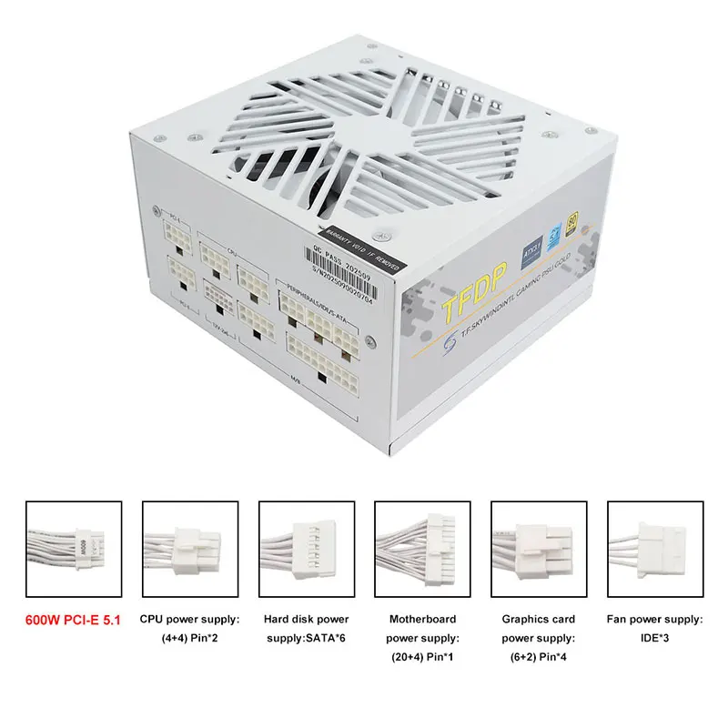 Modular Power Supply - Fuente de alimentación Modular completa blanca