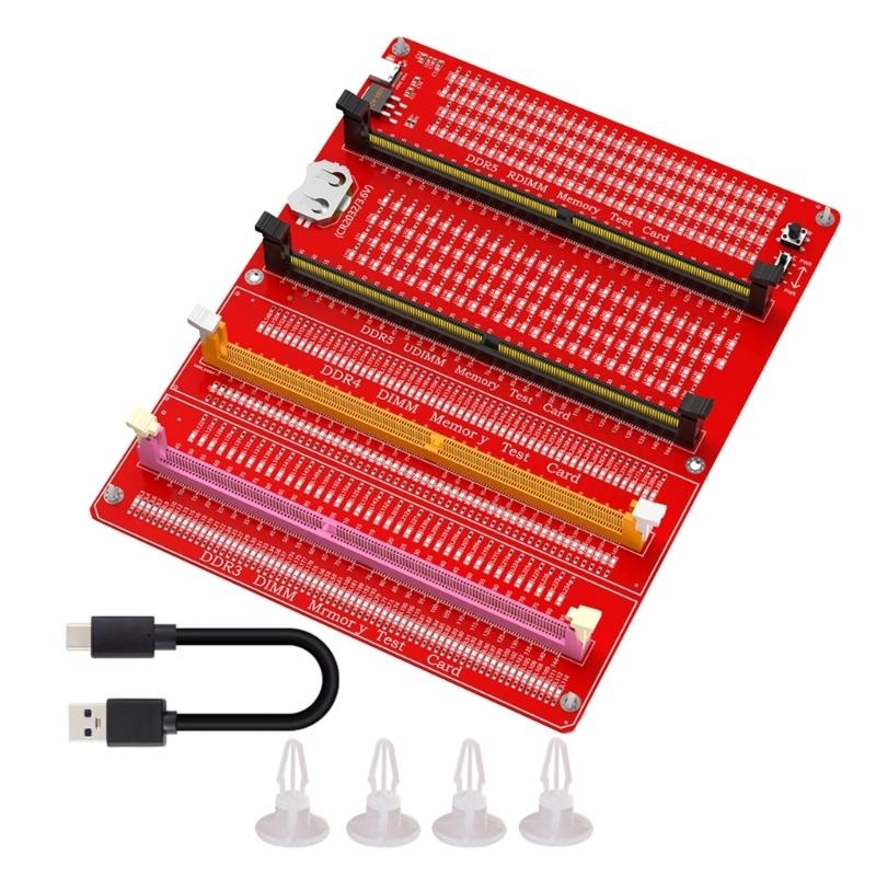 Power Supply Tester - Probador de memoria DDR3/4/5 RDIMM/UDIMM con