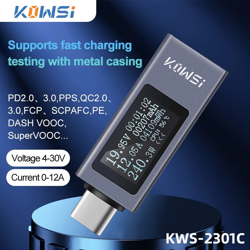 Monitor de voltaje de corrient - Power Supply Tester reseña y precio