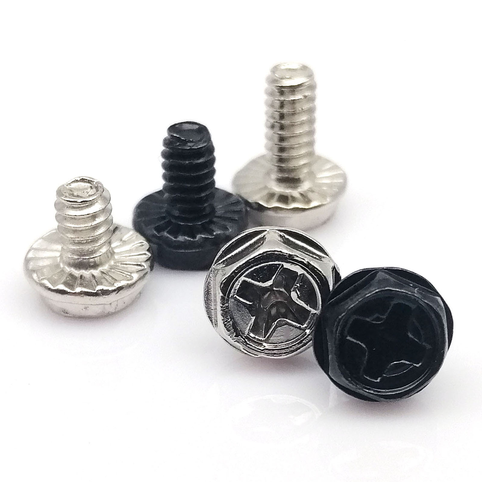 100 piezas negro plata 6 # -32 - Psu Computer reseña y precio