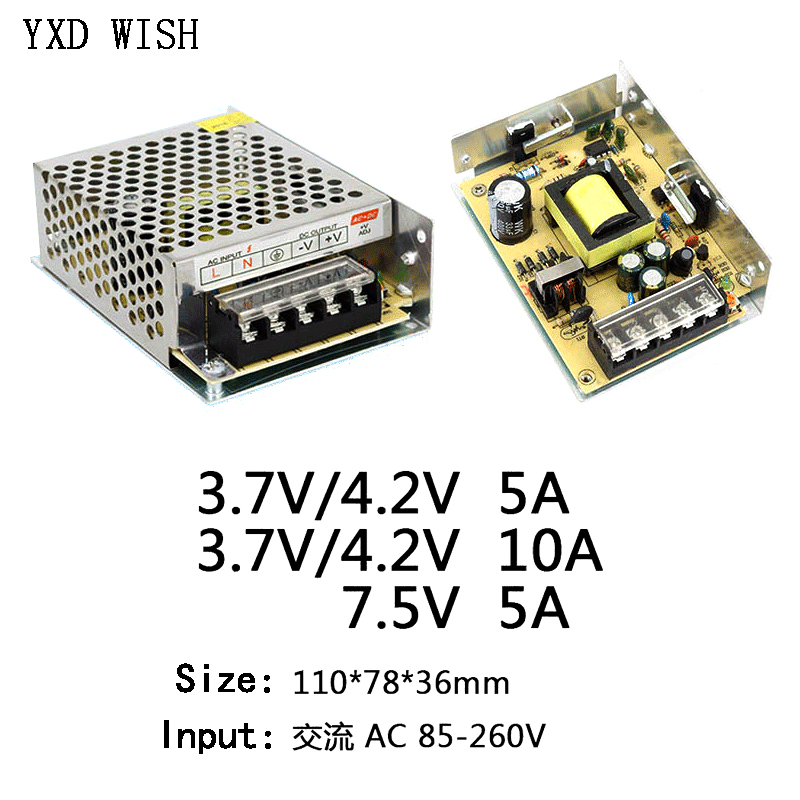 AC 220V a 3,7 V 4,2 V 7,5 V fu - Smps Power Supply reseña y precio