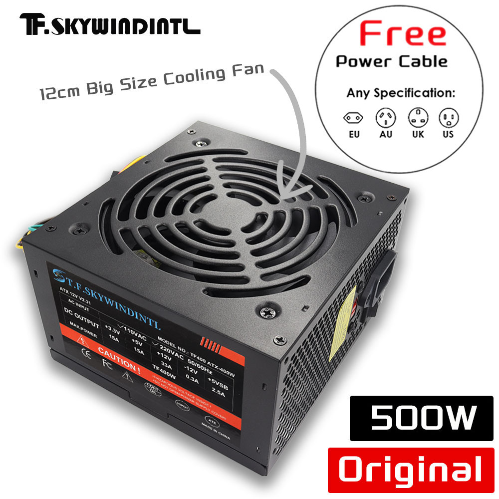 Fuente de alimentación PSU ATX - Power Supply 650W reseña y precio