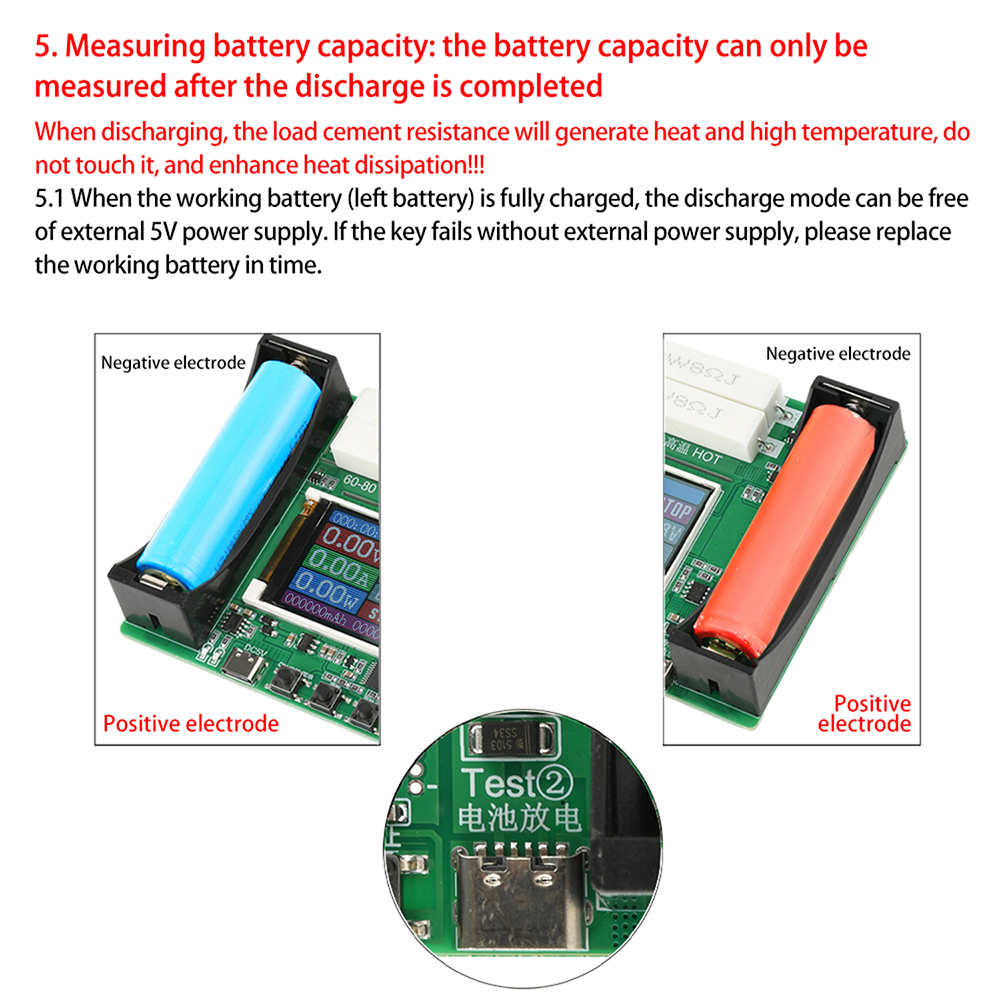 Probador de Capacidad de Bater - Power Supply Tester reseña y precio